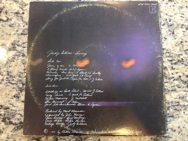 Judy Collins : Living (LP, Album, Ter)