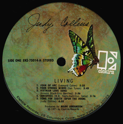 Judy Collins : Living (LP, Album, Ter)