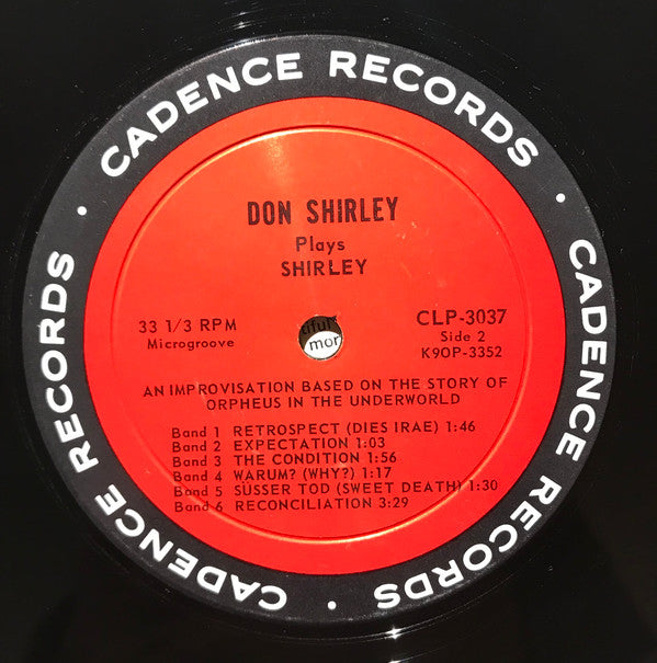 Don Shirley : Don Shirley Plays Shirley (LP, Album, Mono)