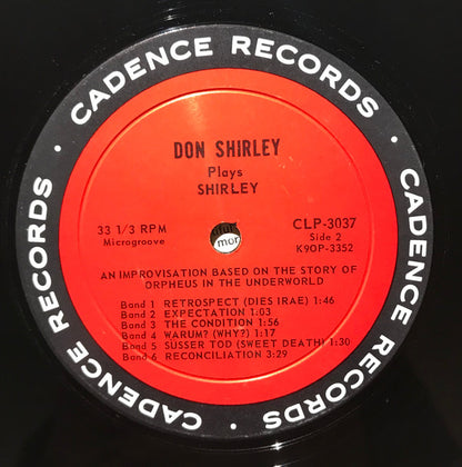 Don Shirley : Don Shirley Plays Shirley (LP, Album, Mono)