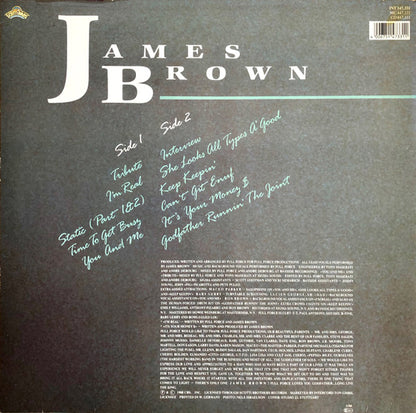 James Brown : I'm Real (LP, Album, Whi)