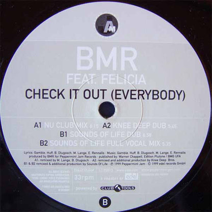 BMR Feat. Felicia Uwaje : Check It Out (Everybody) (12")