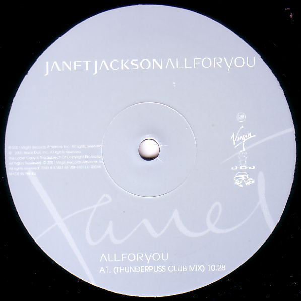 Janet Jackson : All For You (12")