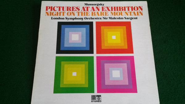 Modest Mussorgsky ; London Symphony Orchestra Conducted By Sir Malcolm Sargent : Pictures At An Exhibition / A Night On Bald Mountain (LP, RE)