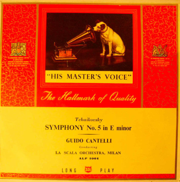 Pyotr Ilyich Tchaikovsky - Guido Cantelli Conducting Orchestra Del Teatro Alla Scala : Symphony No.5 In   E Minor (LP, RE)