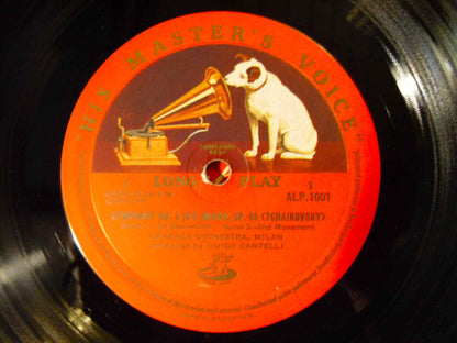Pyotr Ilyich Tchaikovsky - Guido Cantelli Conducting Orchestra Del Teatro Alla Scala : Symphony No.5 In   E Minor (LP, RE)