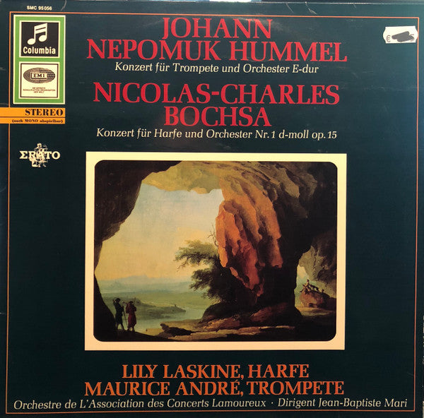 Johann Nepomuk Hummel / Robert-Nicholas-Charles Bochsa : Hummel: Trumpet Concerto / Bochsa: Harp Concerto (LP)