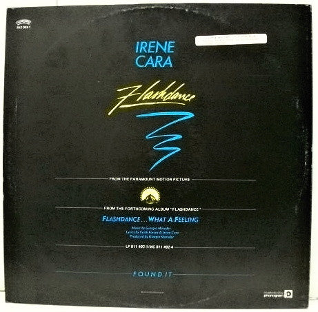 Irene Cara : Flashdance... What A Feeling (Long Version) (12", Single)