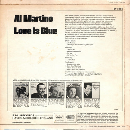 Al Martino : Love Is Blue (LP, Album)