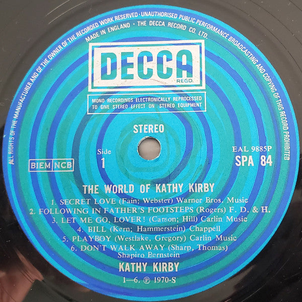 Kathy Kirby : The World Of Kathy Kirby (LP, Comp)