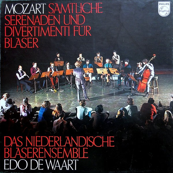 Wolfgang Amadeus Mozart, Nederlands Blazers Ensemble, Edo de Waart : Sämtliche Serenaden Und Divertimenti Für Bläser (5xLP + Box, Comp)