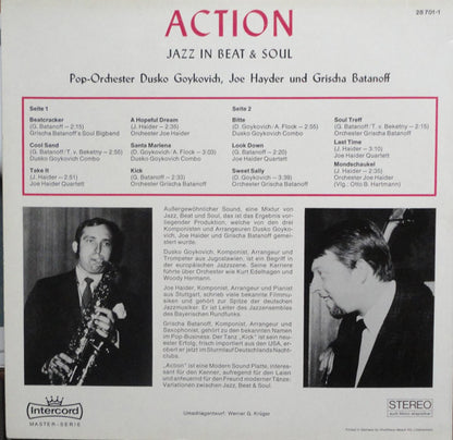 Pop-Orchester Dusko Goykovich, Joe Haider Und Grischa Batanoff : Action - Jazz In Beat & Soul (LP, Album, RP)