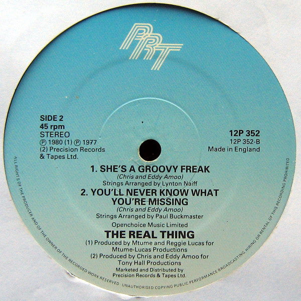 The Real Thing : Can't Get By Without You (The Decade Remix II) (12")