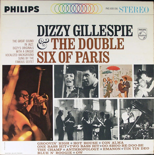 Dizzy Gillespie & Les Double Six : Dizzy Gillespie & The Double Six Of Paris (LP, Album)