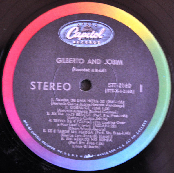 João Gilberto & Antonio Carlos Jobim : Gilberto & Jobim (LP, Album, RE)