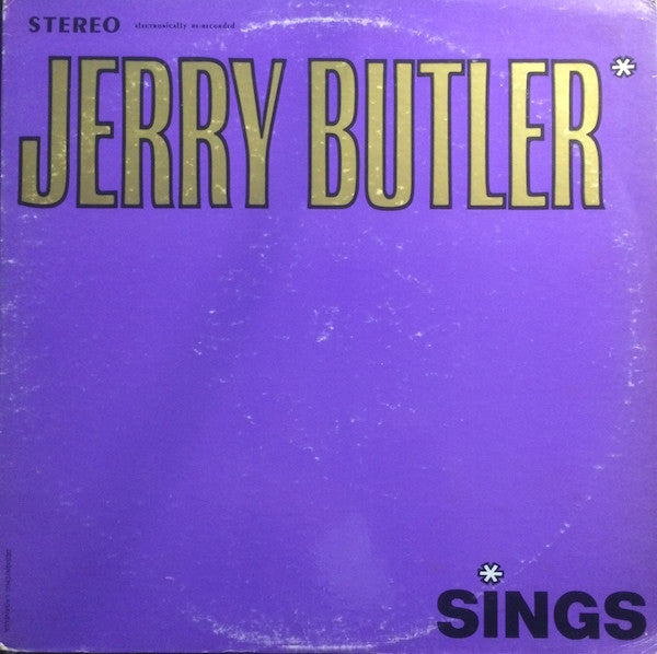 Jerry Butler : Jerry Butler Sings (LP, Comp)