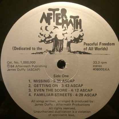 Aftermath (15) : Dedicated To The Peaceful Freedom Of All Worlds (LP, Album)