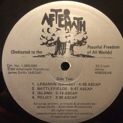 Aftermath (15) : Dedicated To The Peaceful Freedom Of All Worlds (LP, Album)