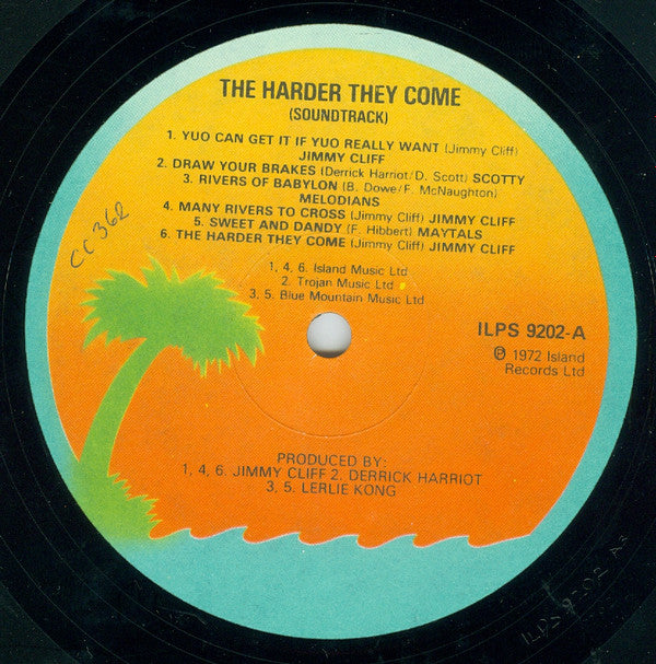 Various : The Harder They Come (Original Soundtrack Recording) (LP, Comp, RE)