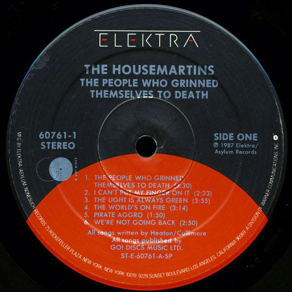 The Housemartins : The People Who Grinned Themselves To Death (LP, Album, SP )