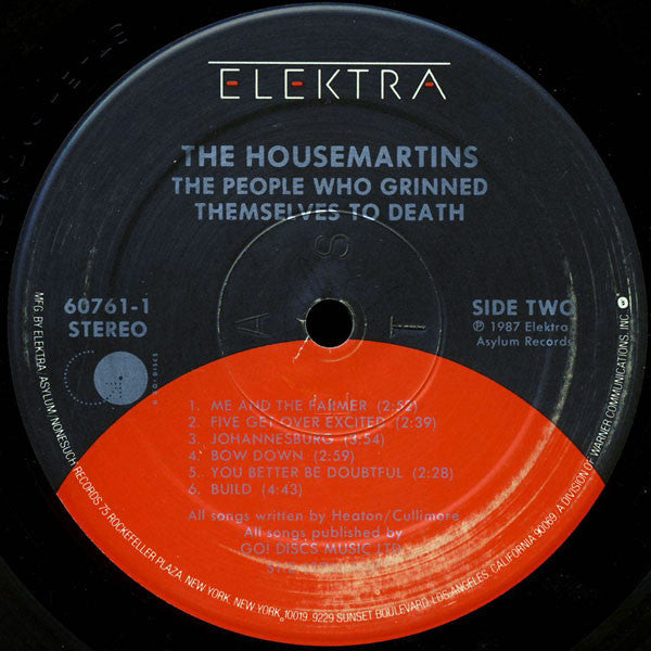 The Housemartins : The People Who Grinned Themselves To Death (LP, Album, SP )