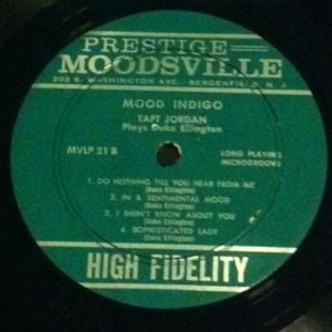 Taft Jordan : Mood Indigo!!! Taft Jordan Plays Duke Ellington (LP, Album)