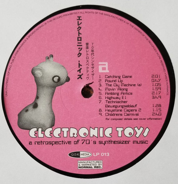 Various : Electronic Toys (A Retrospective Of 70's Synthesizer Music) (LP, Comp)