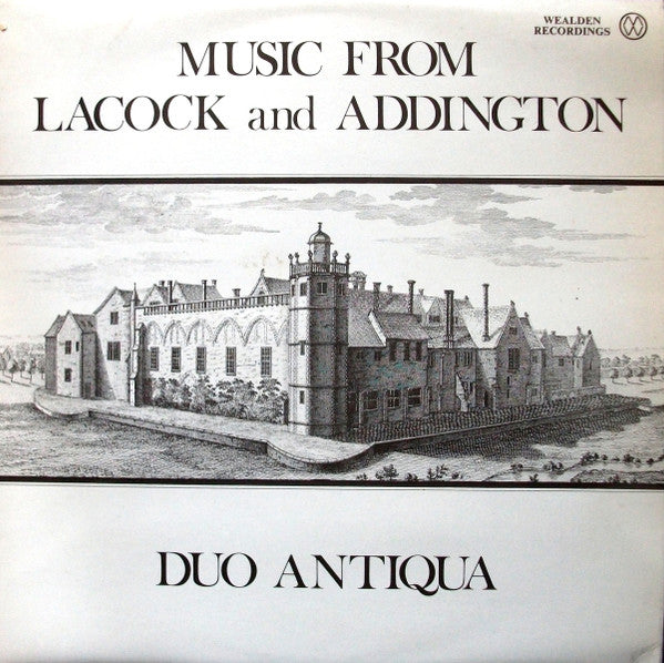 Giovanni Battista Fontana, Henry Purcell, Tomaso Antonio Vitali, Marin Marais, Georg Friedrich Händel, Kenneth Victor Jones Played By Duo Antiqua : Music From Lacock And Addington (LP, Album)