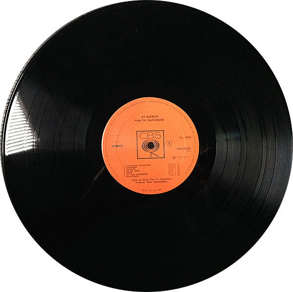Finn Th. Bachmann : Et Øjeblik (LP)