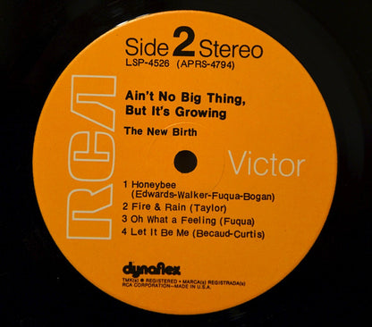 New Birth : Ain't No Big Thing, But It's Growing (LP, Album, Ind)