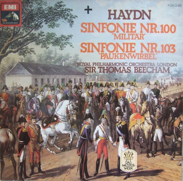 Joseph Haydn - Royal Philharmonic Orchestra, Sir Thomas Beecham : Sinfonie Nr. 100 "Militär" / Sinfonie Nr. 103 "Paukenwirbel" (LP, Comp)