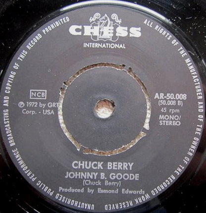 Chuck Berry : My Ding-A-Ling / Johnny B. Goode (7", Single)