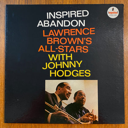Lawrence Brown's All-Stars With Johnny Hodges : Inspired Abandon (LP, Album)