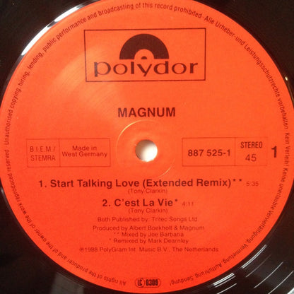 Magnum (3) : Start Talking Love (12")