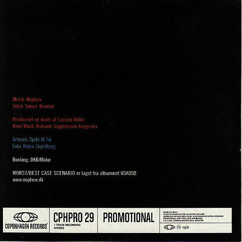 Nephew : Worst/Best Case Scenario (CD, Single, Promo, Car)