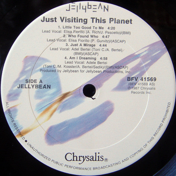 John "Jellybean" Benitez : Just Visiting This Planet (LP, Album, Art)