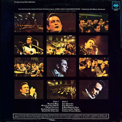 Johnny Cash : Johnny Cash At San Quentin (LP, Album, RE)