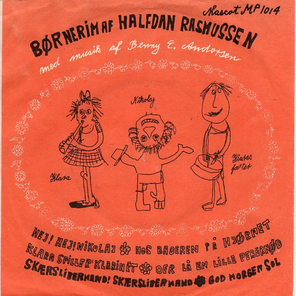 Benny E. Andersen, Halfdan Rasmussen : Børnerim Af Halfdan Rasmussen (7", EP)