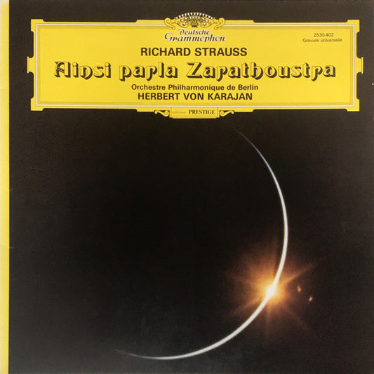 Richard Strauss, Herbert von Karajan, Berliner Philharmoniker : Ainsi Parla Zarathoustra (LP)