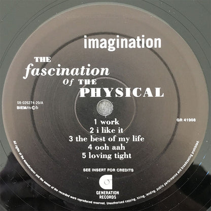 Imagination : The Fascination Of The Physical (LP, Album)