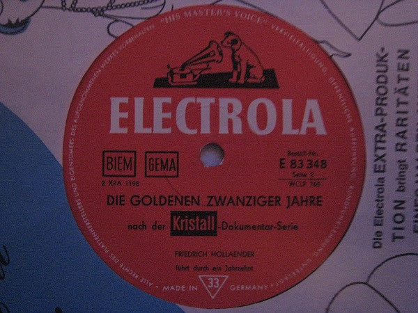 Various : Die Goldenen Zwanziger Jahre - Das Dokument Einer Erregenden Zeit (LP, Comp)