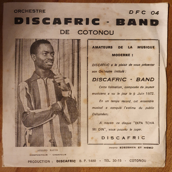 Discafric Band : Ékpa Tcha Mi Din / Édjro-Sê (7", Mono)