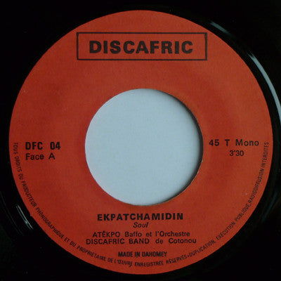 Discafric Band : Ékpa Tcha Mi Din / Édjro-Sê (7", Mono)