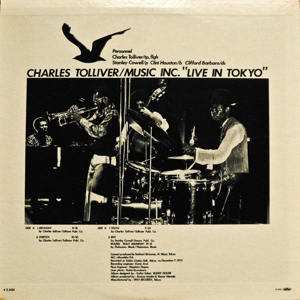 Charles Tolliver / Music Inc : Live In Tokyo (LP, Album)