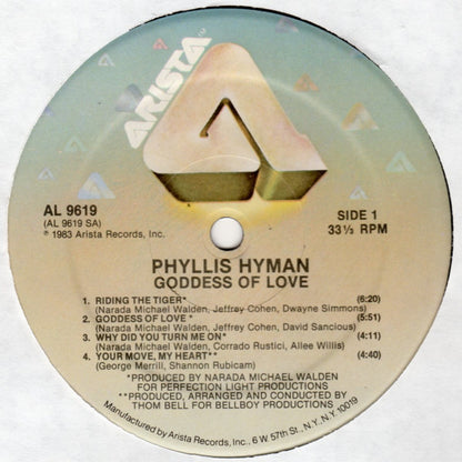 Phyllis Hyman : Goddess Of Love (LP, Album, Hau)