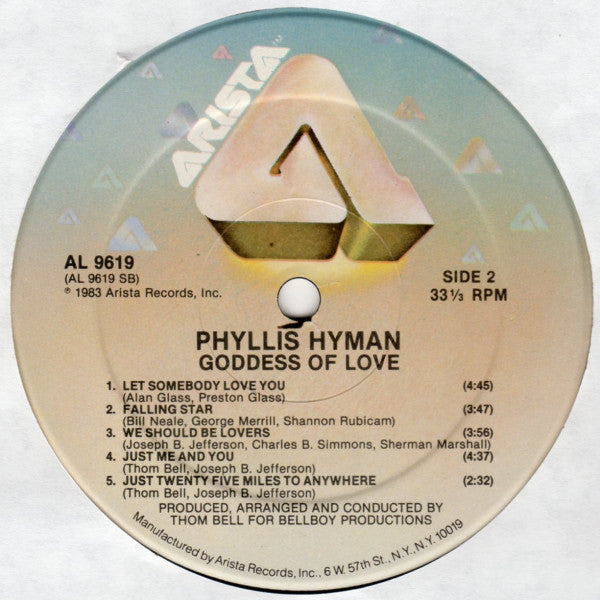 Phyllis Hyman : Goddess Of Love (LP, Album, Hau)