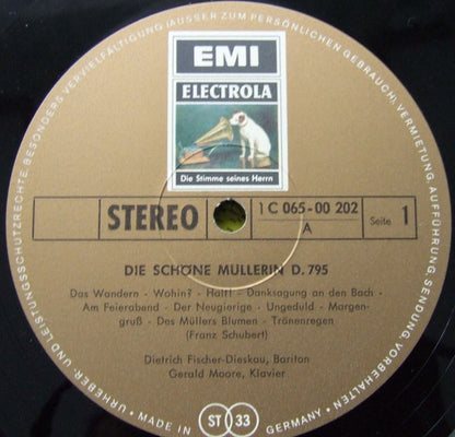 Franz Schubert - Dietrich Fischer-Dieskau, Gerald Moore : Die Schöne Müllerin D 795 (LP, Gat)