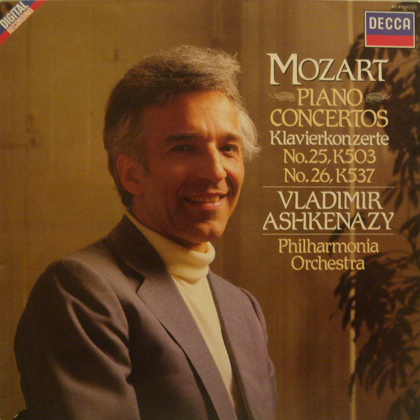 Wolfgang Amadeus Mozart - Philharmonia Orchestra, Vladimir Ashkenazy : Piano Concertos No.25, K503 & No.26, K537 (LP)