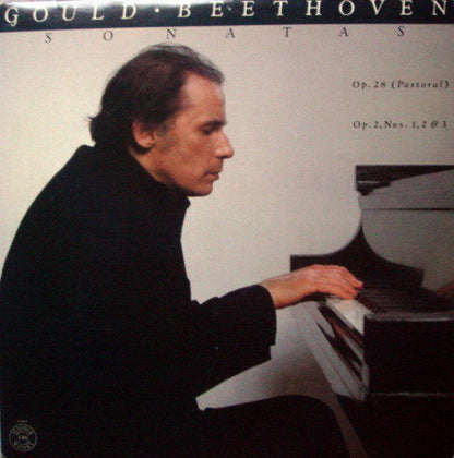 Glenn Gould, Ludwig van Beethoven : Sonatas Op. 28 (Pastoral), Op. 2, Nos 1, 2 & 3 (2xLP, Album, Gat)