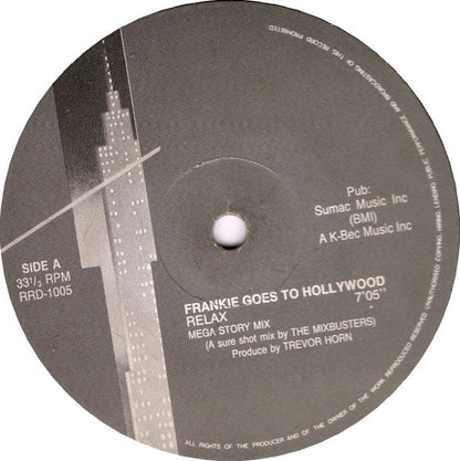 Frankie Goes To Hollywood / Sting : Relax (Mega Story Mix) / Englishman In New York (12", Unofficial)